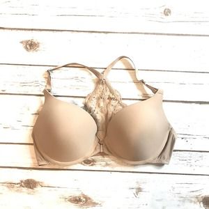 Lily of France cream tan bra size 36C